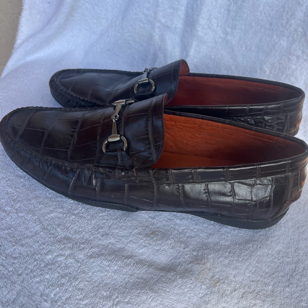 Peter millar loafers. Dark brown. Sz:11